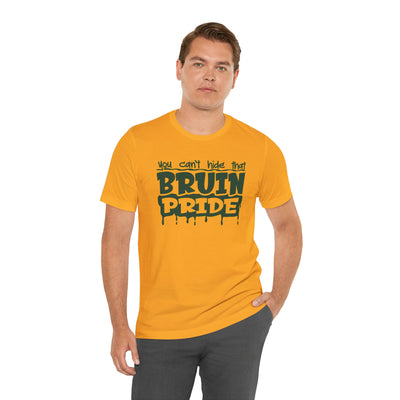 Adult Unisex Bruin Pride Drip Graphic Short Sleeve Soft Tee