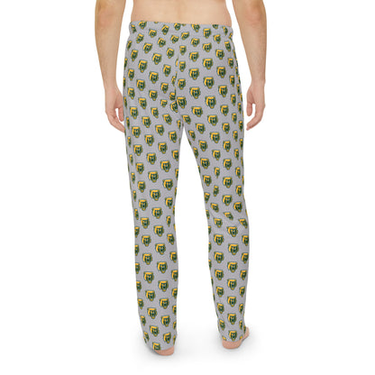 Adult Unisex Grey Pajama Pants with Allover Brooke Bruin Print
