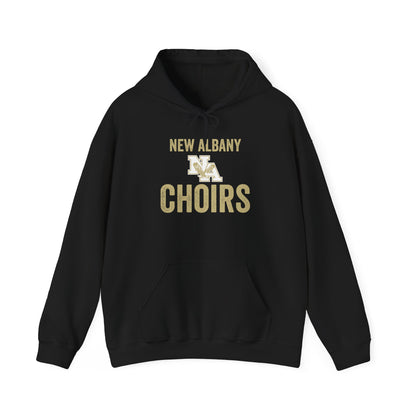 Adult Unisex Vintage Distressed New Albany Choirs Graphic Hoodie