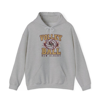 Adult Unisex New Albany Eagles Power Volleyball Graphic Hoodie