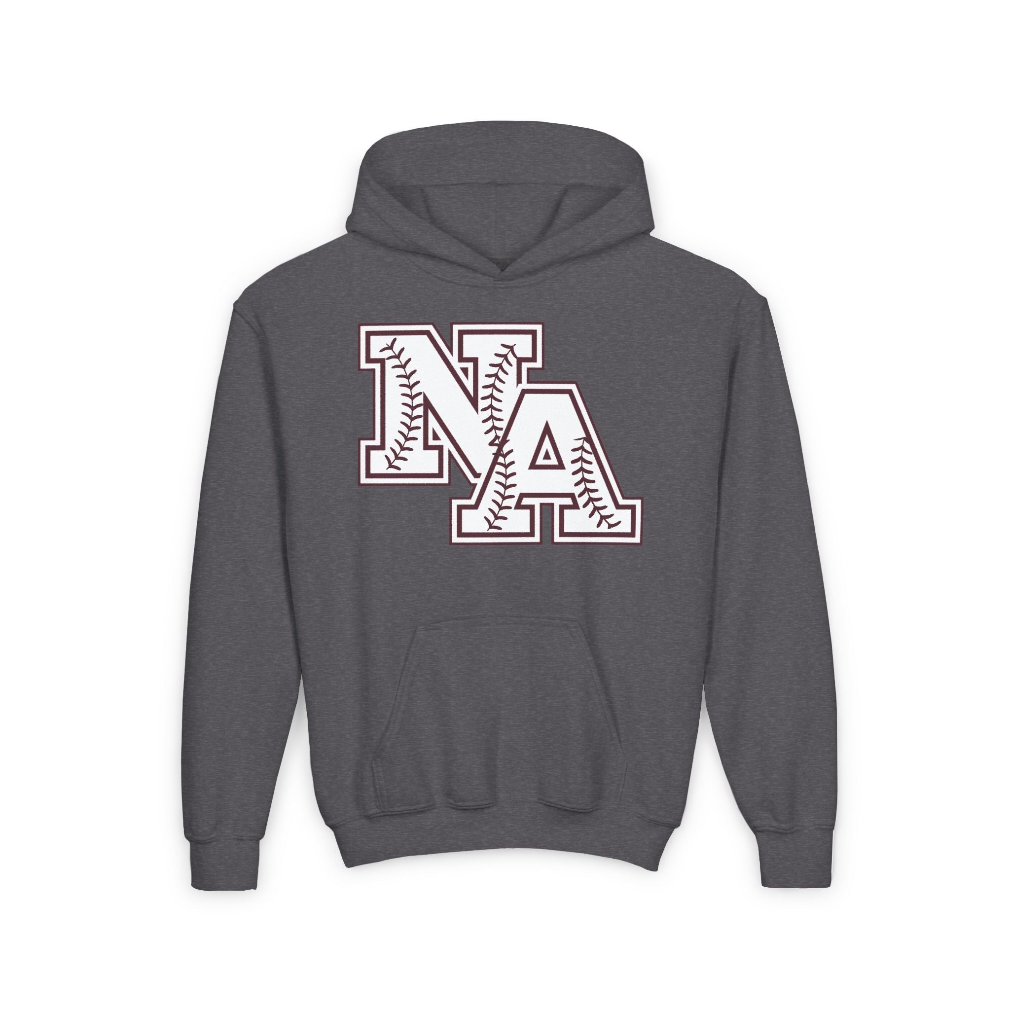 Youth Baseball Stitches Classic Logo Graphic Hoodie