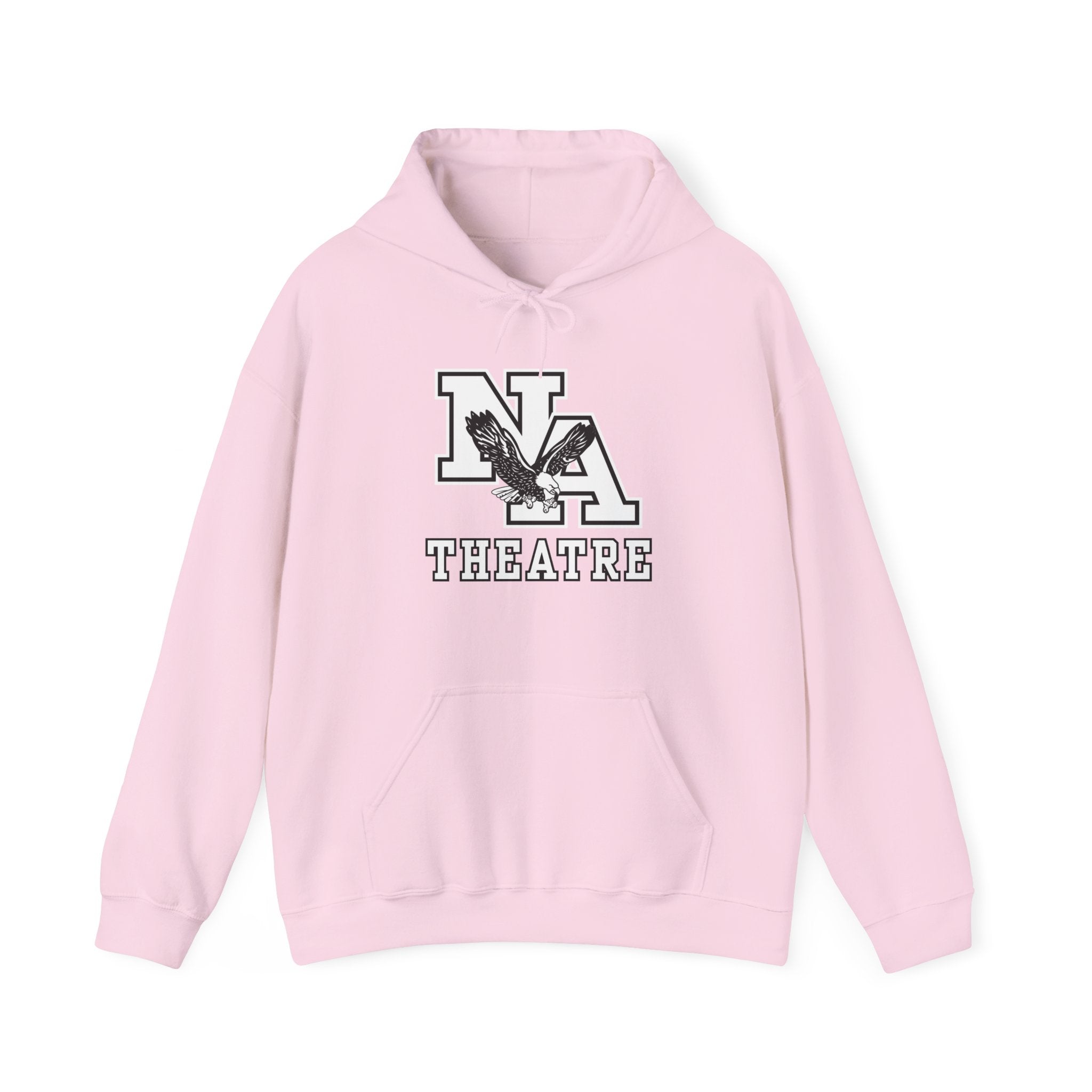 Adult Unisex White/Black Classic NA Theatre Logo Graphic Hoodie