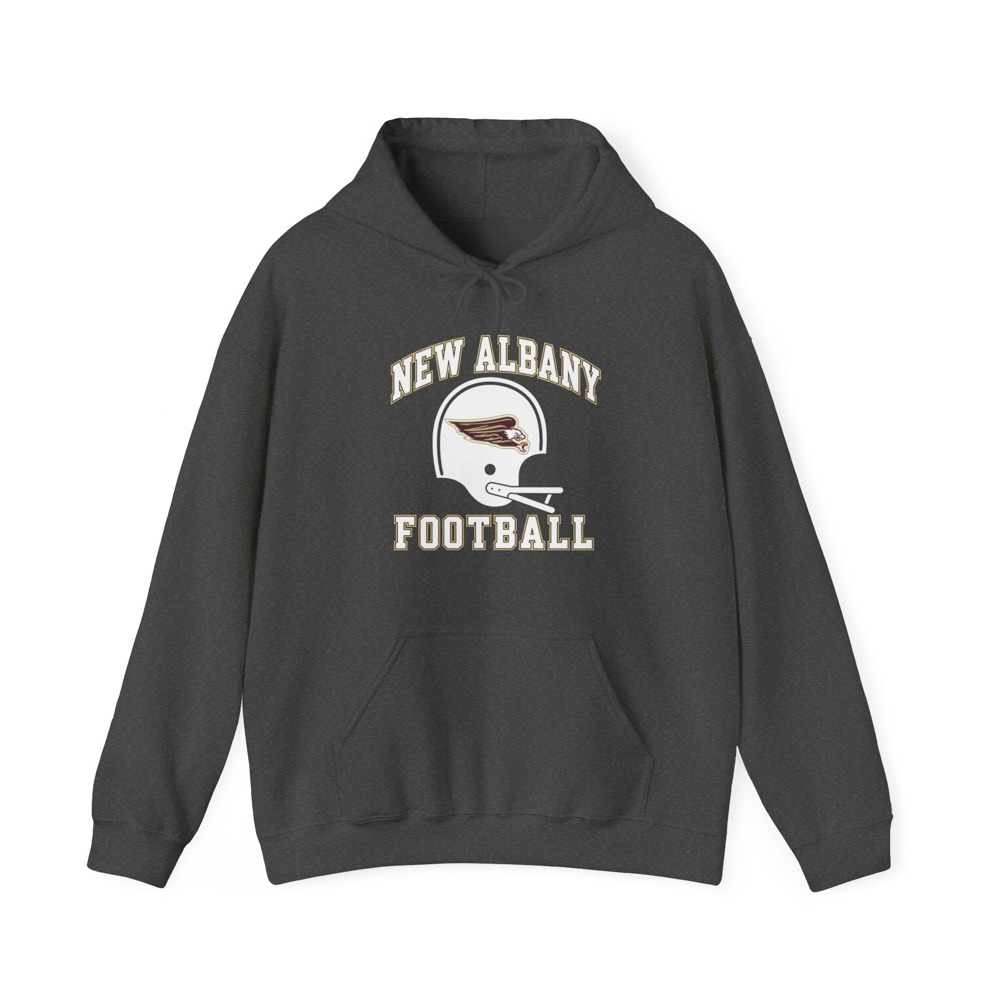 Adult Unisex New Albany Football Heritage Helmet Graphic Hoodie