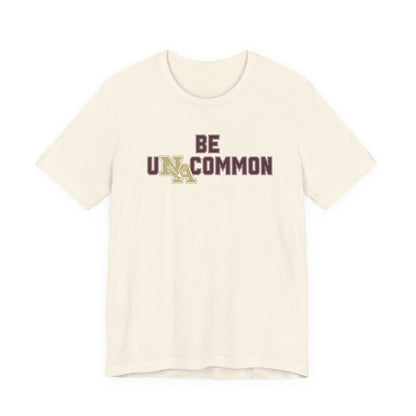 Adult Unisex Be Uncommon Basketball Graphic Short Sleeve Soft Tee