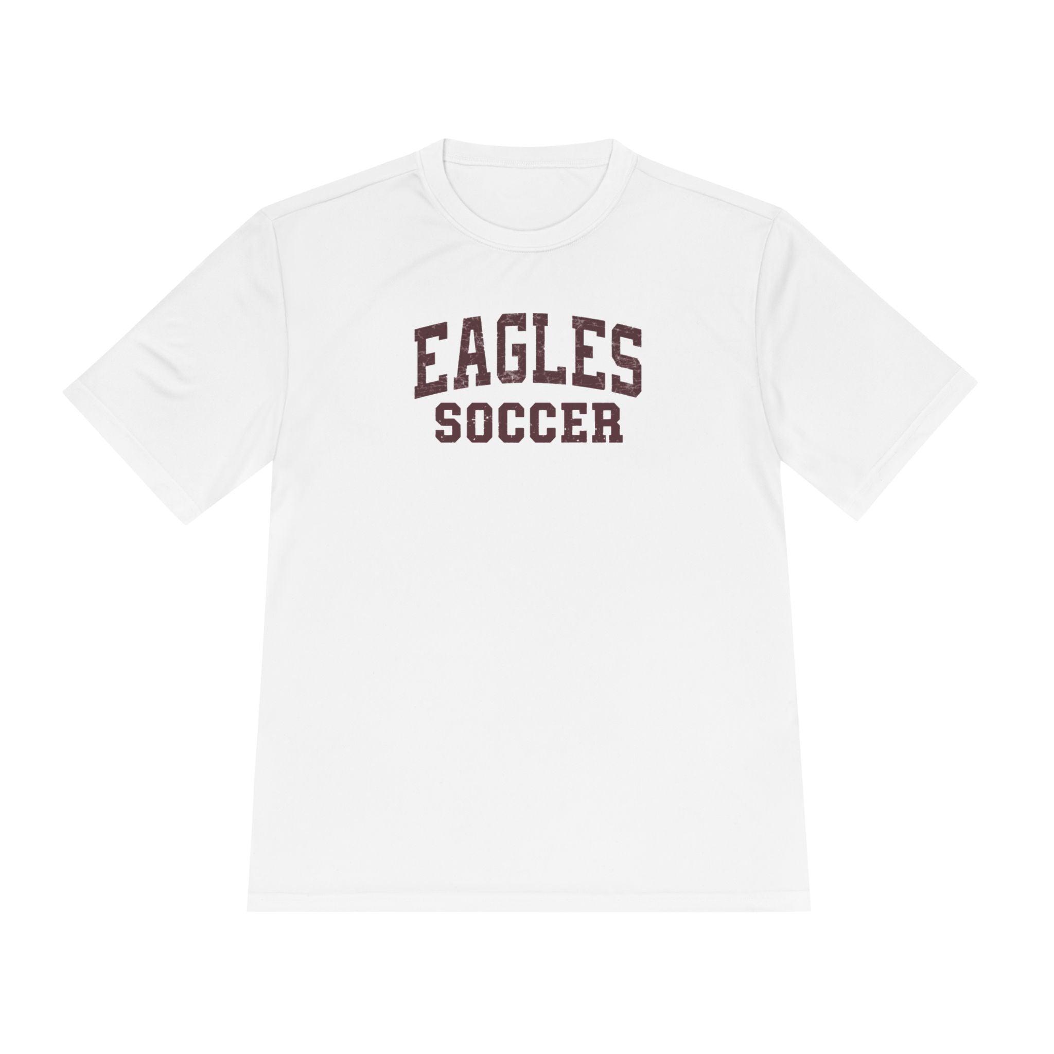 Adult Unisex New Albany Eagles Soccer Vintage Distressed Graphic Sport-Tek Competitor Performance Tee