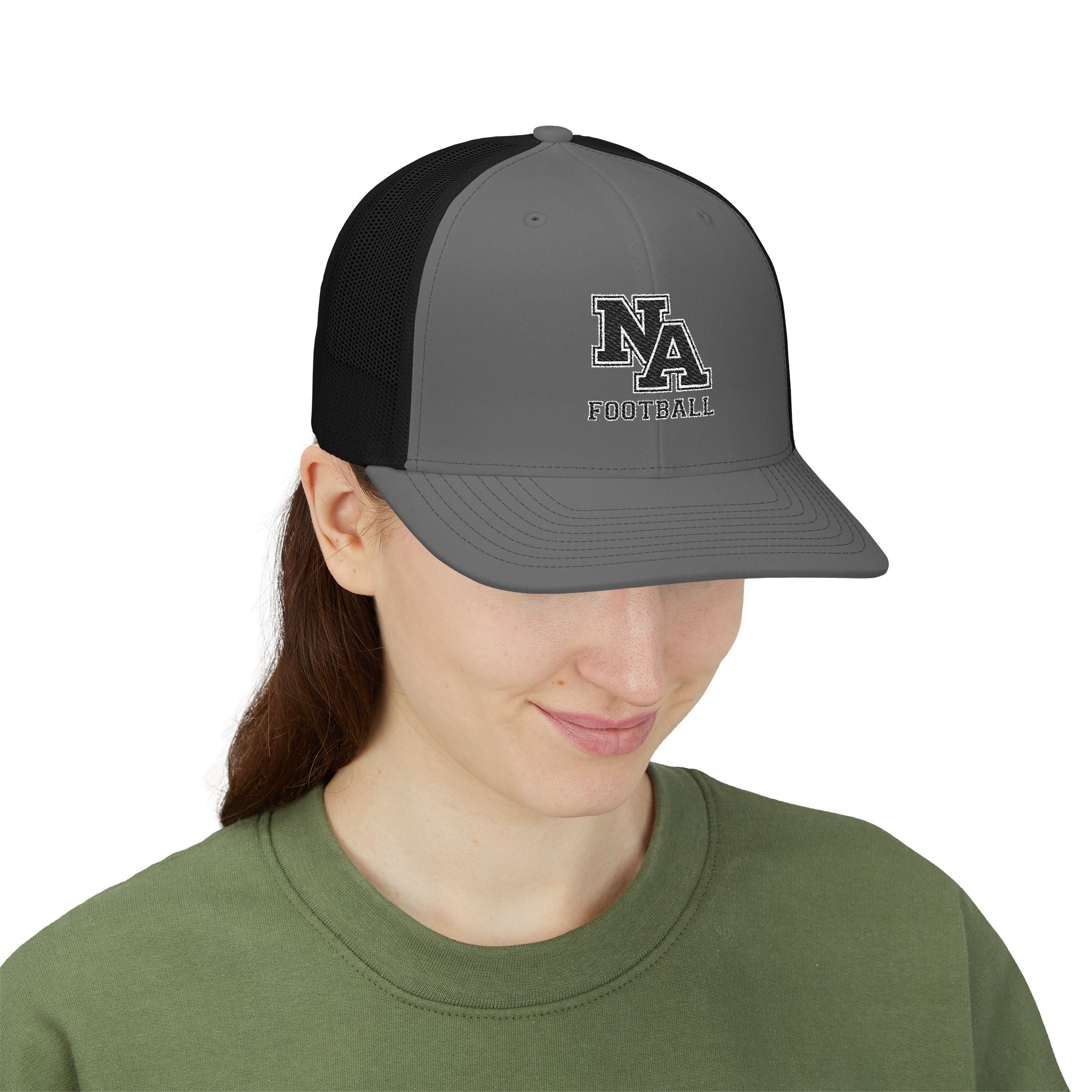 Adult Unisex New Albany Football Logo Embroidered Richardson 112 Snapback Trucker Hat