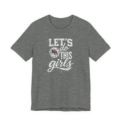 Adult Unisex New Albany Eagles Let's Do This Girls Graphic Short Sleeve Soft Tee