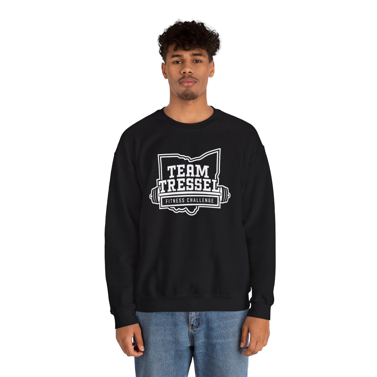 Adult Unisex Team Tressel Fitness Challenge Graphic Sweatshirt