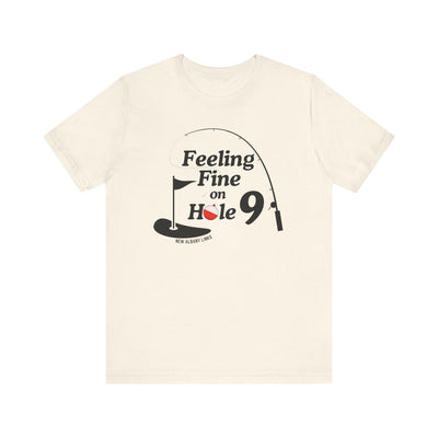 Adult Unisex Hole 9 Links Graphic Short Sleeve Soft Tee