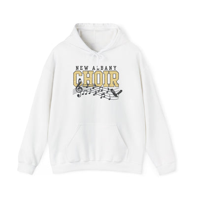 Adult New Albany Choir Digital Glitter Graphic Hoodie