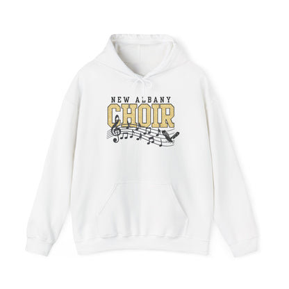 Adult New Albany Choir Digital Glitter Graphic Hoodie