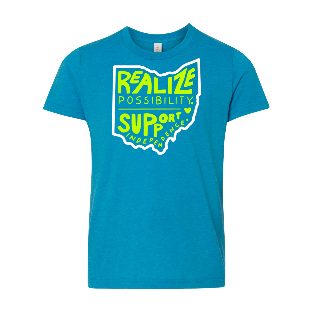 Youth "Realize Possibility Support Independence" Bridgeway Graphic Short Sleeve