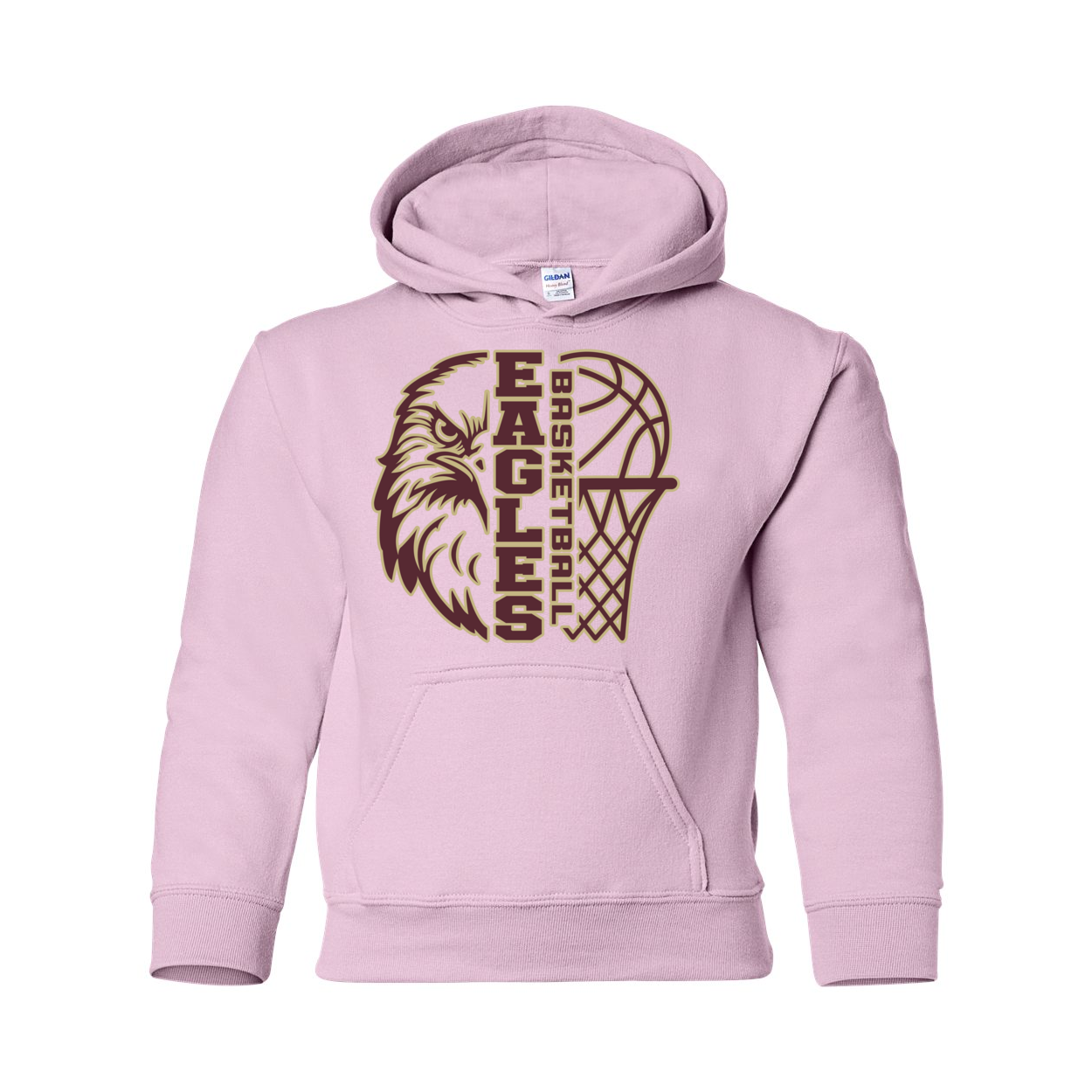 Youth Epic Eagles Basketball Graphic Hoodie