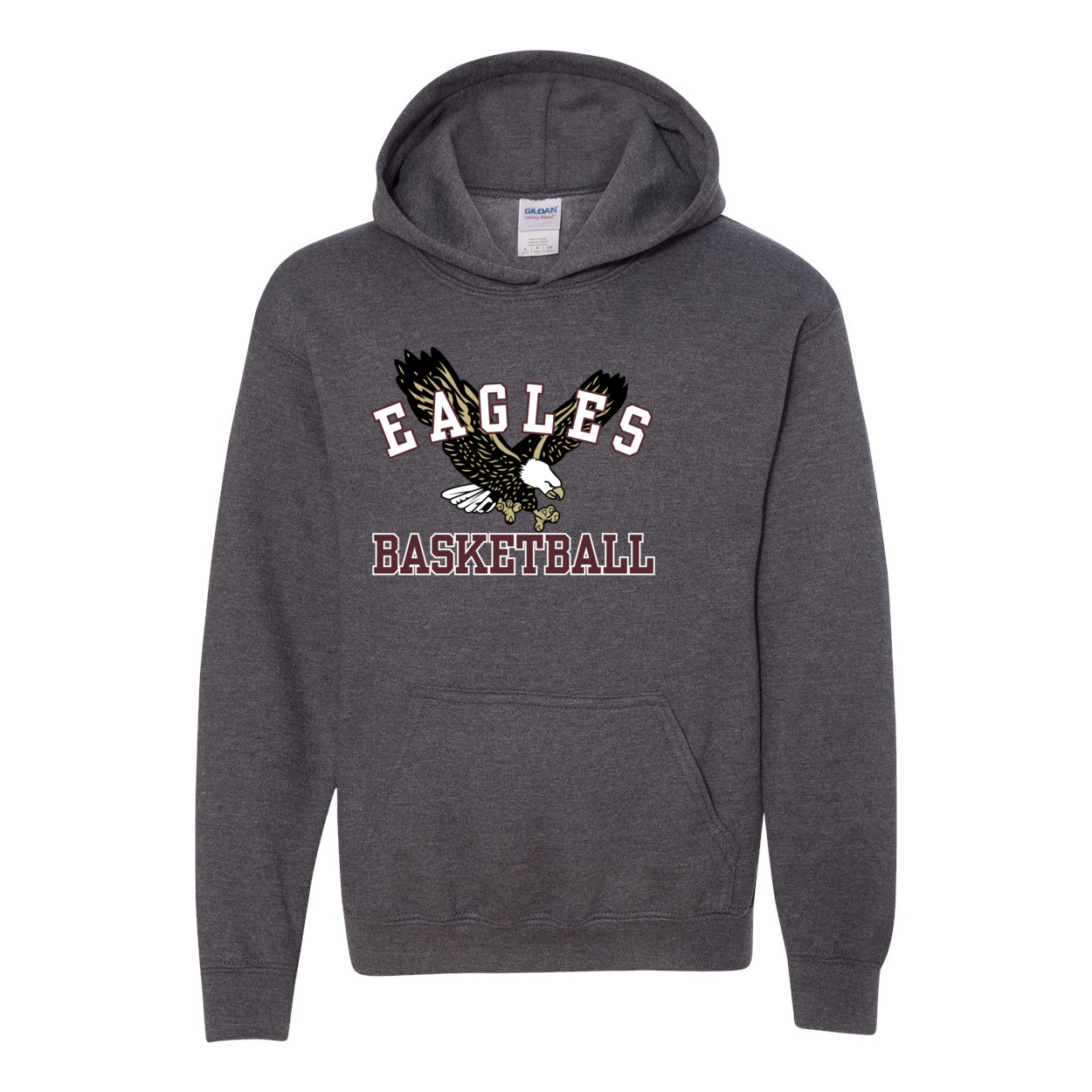 Youth Flying Eagle Basketball Graphic Hoodie