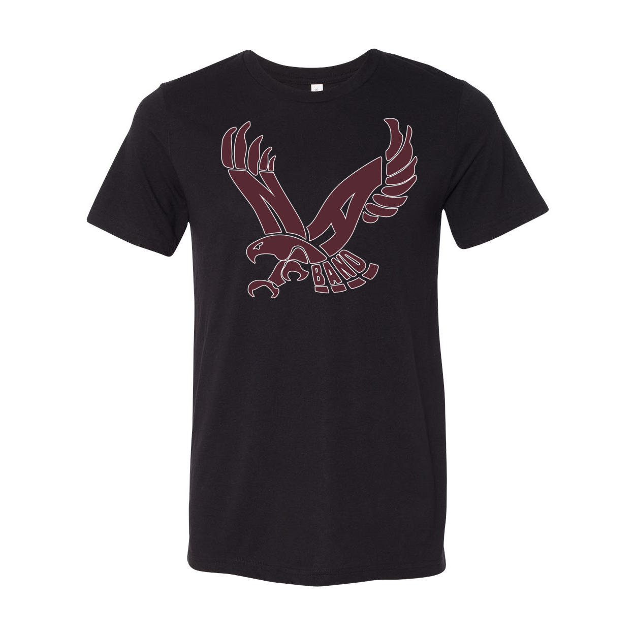 Adult Unisex Super Soft Band Eagle Graphic Short Sleeve Tee