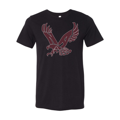 Adult Unisex Super Soft Band Eagle Graphic Short Sleeve Tee