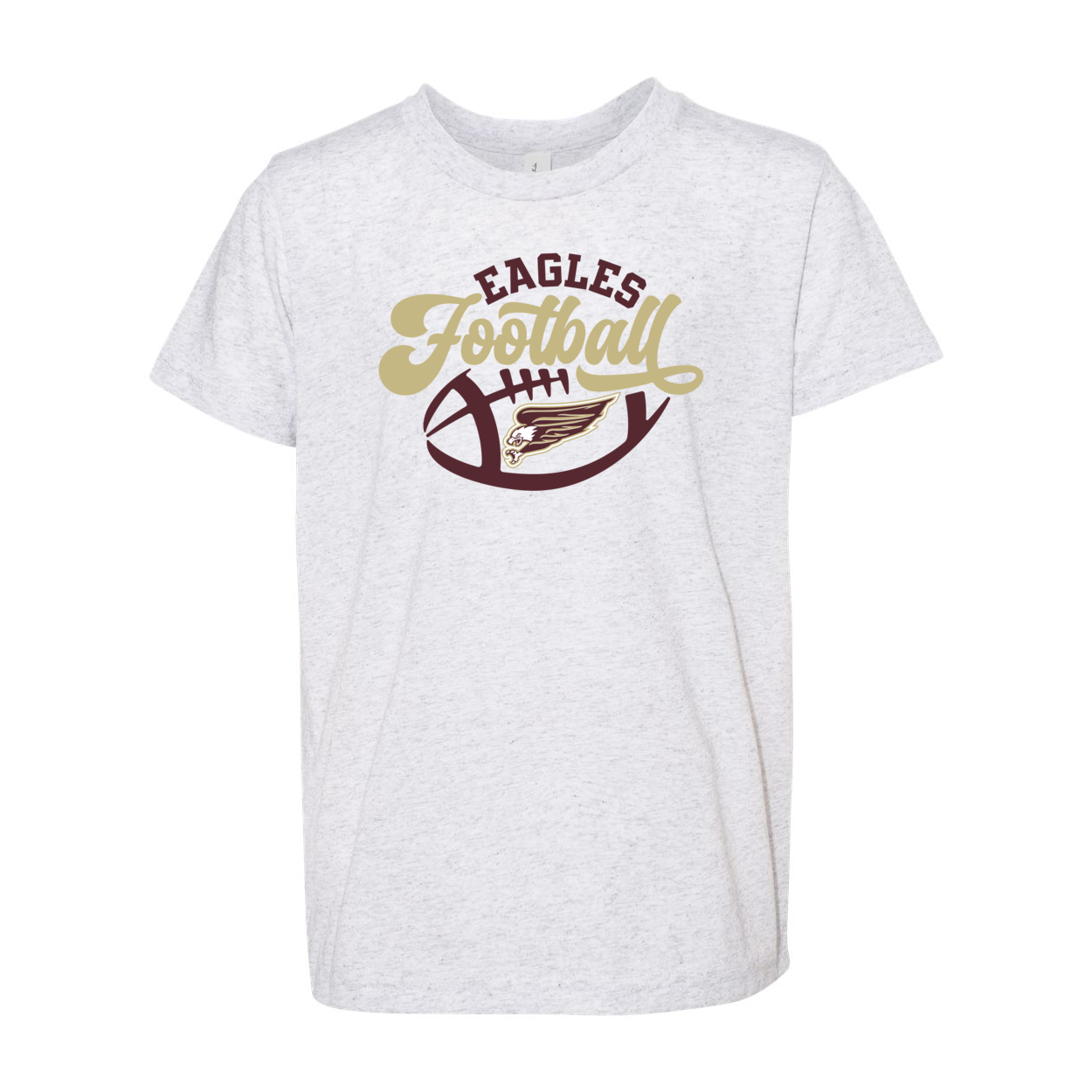 Youth Super Soft Eagles Football Short Sleeve Graphic Tee