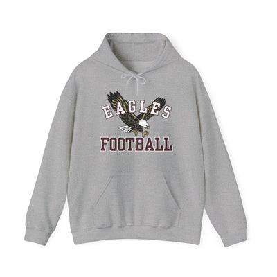 Adult Unisex Flying Football Eagle Graphic Hoodie