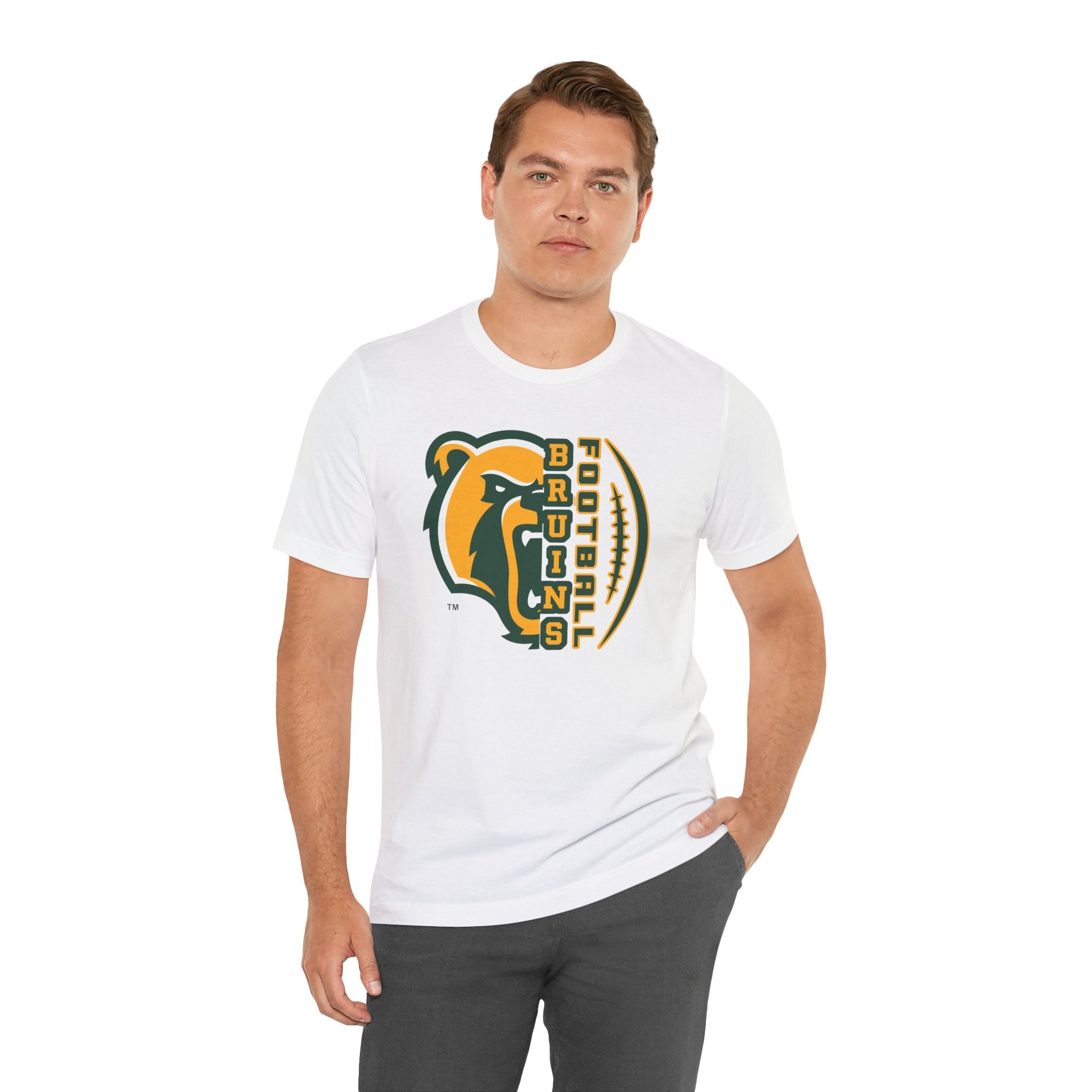 Adult Unisex Epic Bruin Football Graphic Short Sleeve Soft Tee