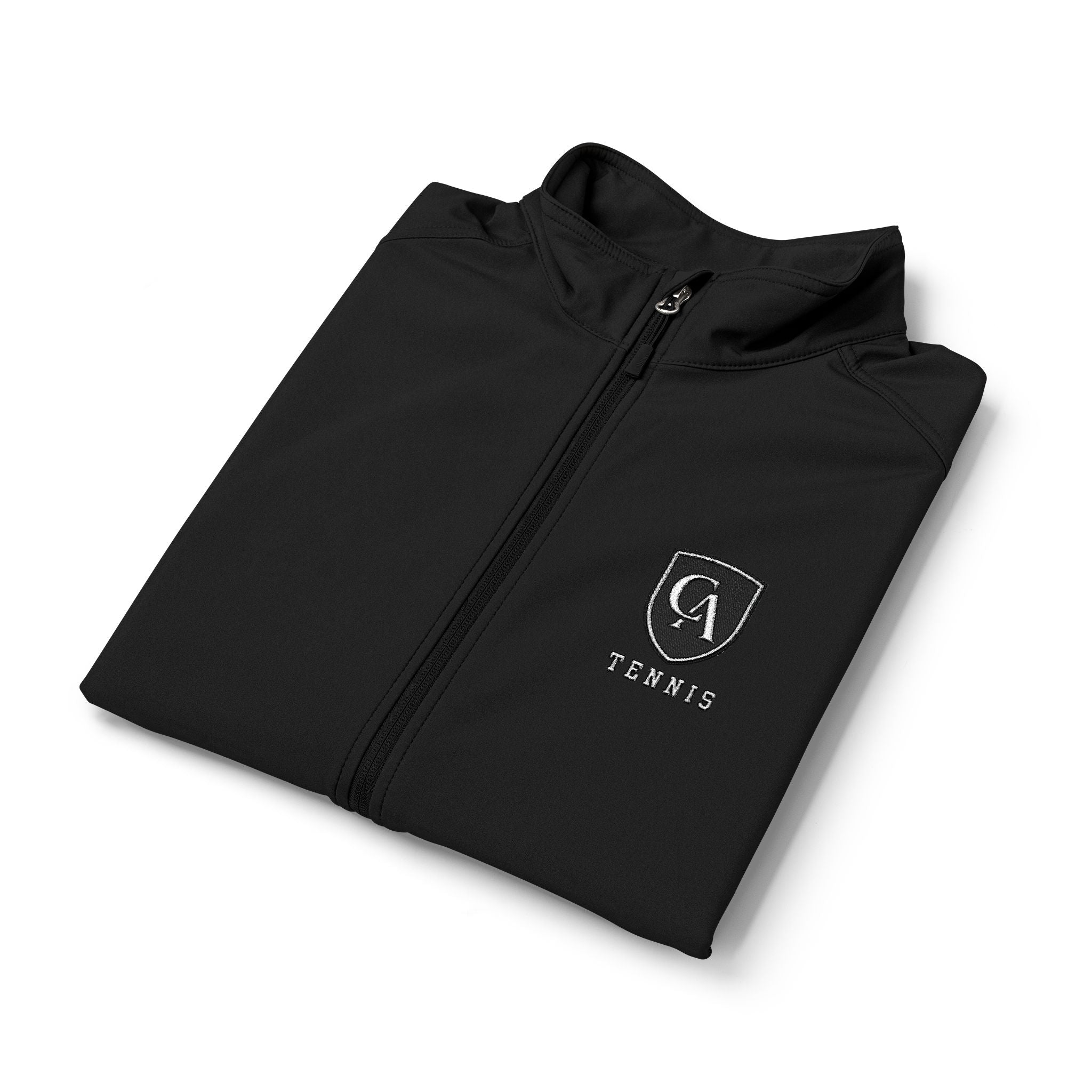 Adult Unisex Columbus Academy Tennis Embroidered Core Soft Shell Vest