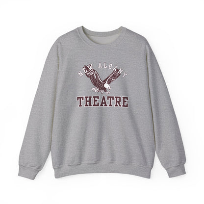 Adult Unisex Flying Theatre Eagle Graphic Sweatshirt