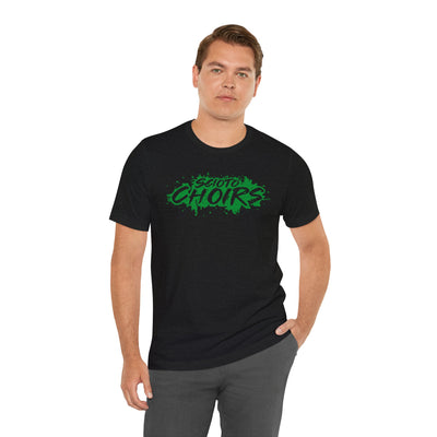 Adult Unisex Dublin Scioto Choirs Paint Splatter Graphic Short Sleeve Soft Tee