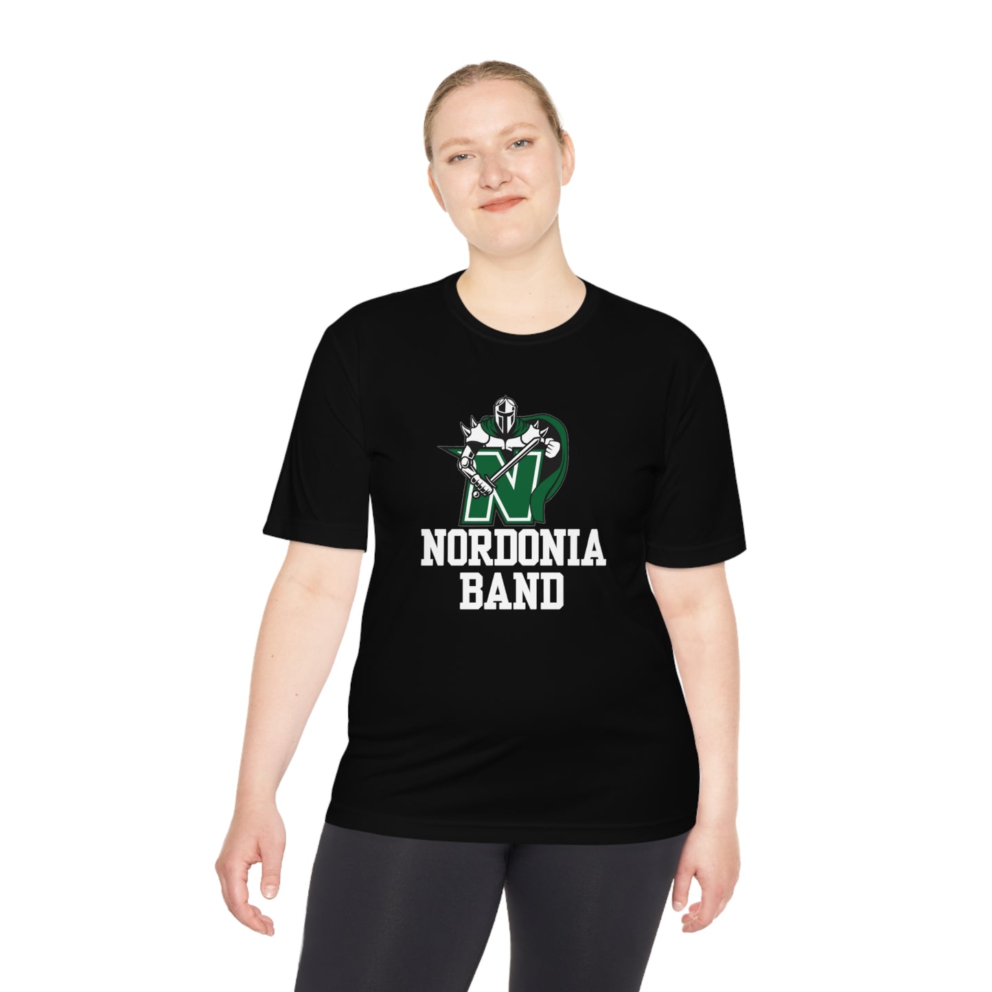 Adult Unisex Competitor Performance Band Logo Short Sleeve Graphic Tee - Nordonia Knights