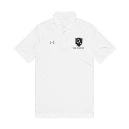 Adult Unisex Columbus Academy Vikings Ice Hockey Under Armour Performance Polo with Logo Embroidery
