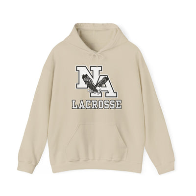 Adult Unisex Classic White Lacrosse Graphic Hoodie