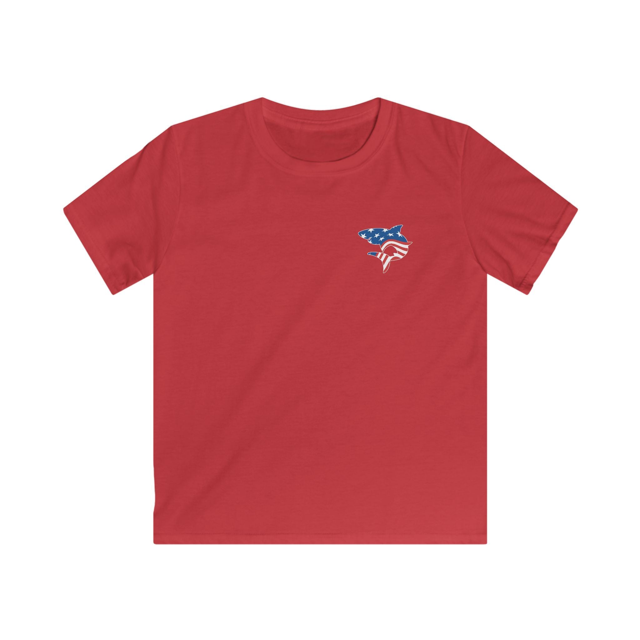 Youth South Hills Swim Club Patriotic Graphic Short Sleeve Gildan Softstyle Tee