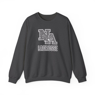 Adult Unisex Vintage Distressed Classic Logo Lacrosse Graphic Sweatshirt