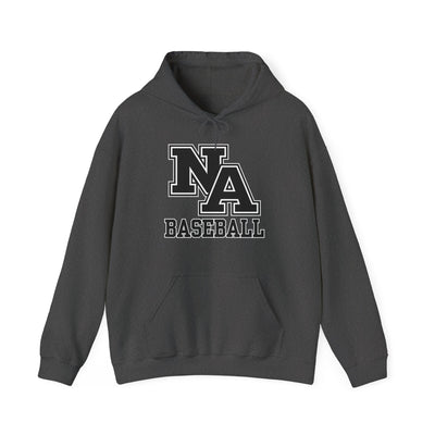 Adult Unisex Classic Black Logo Baseball Graphic Hoodie