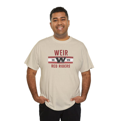 Adult Unisex Weirton Distressed Heritage Graphic Short Sleeve Gildan Heavy Tee
