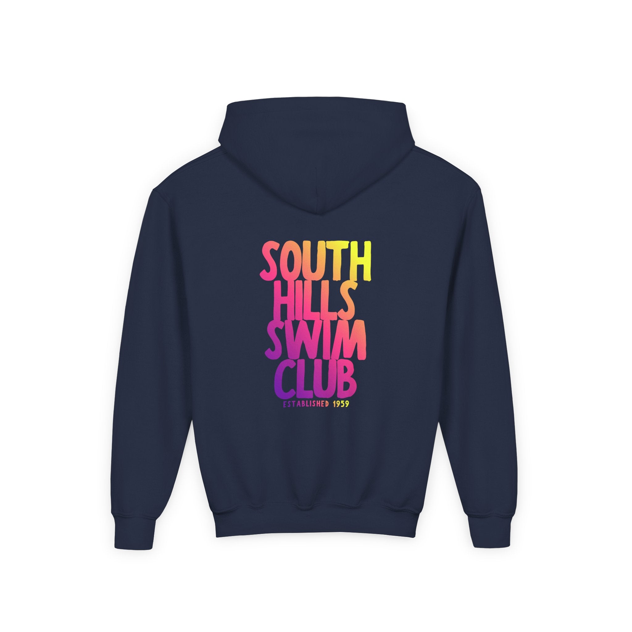 Youth South Hills Swim Club SHSC Ombre Graphic Hoodie