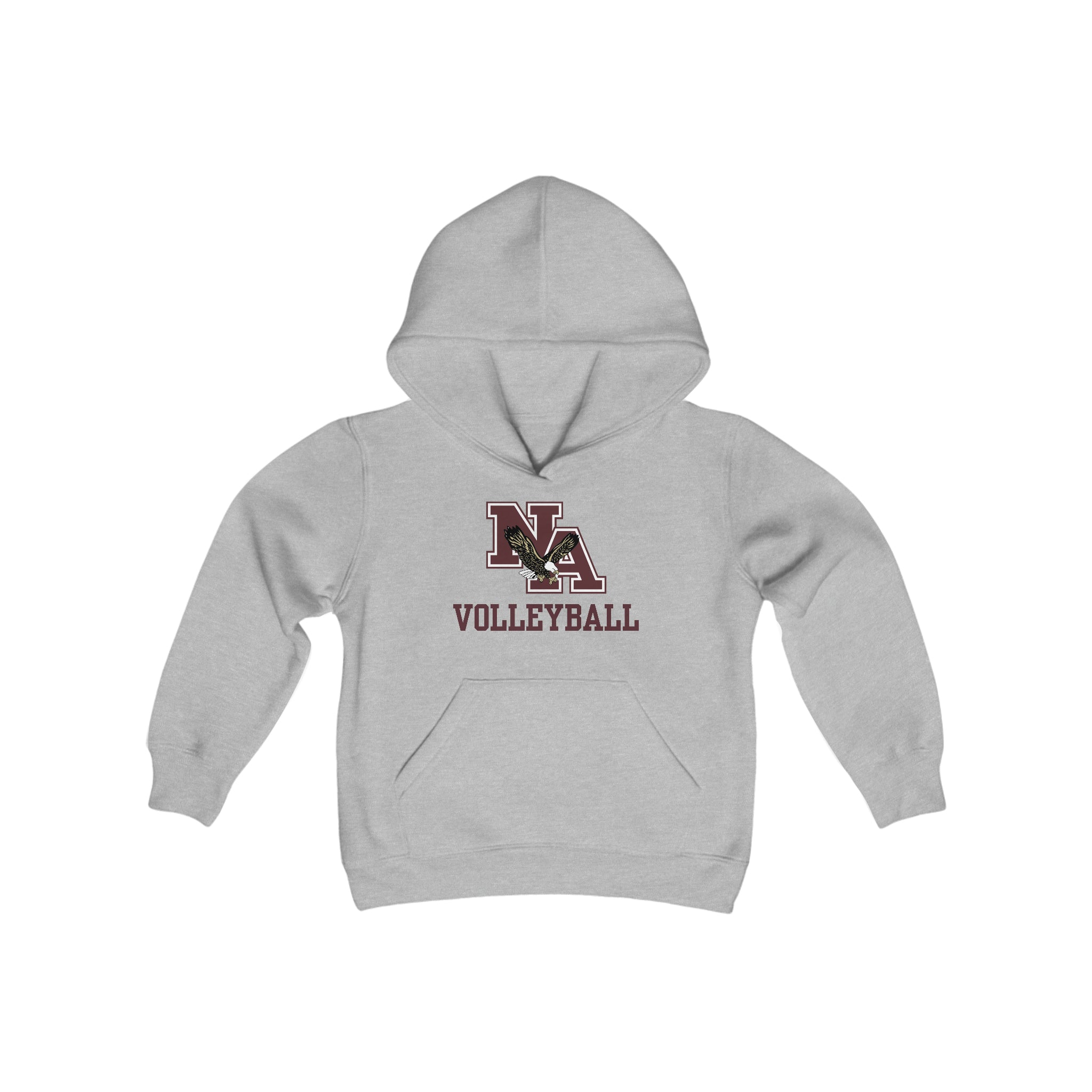 Youth Volleyball Classic Logo Graphic Hoodie - New Albany Eagles