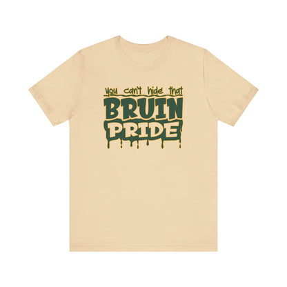 Adult Unisex Bruin Pride Drip Graphic Short Sleeve Soft Tee