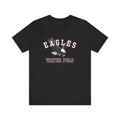 Adult Unisex Flying  Water Polo Eagle Graphic Short Sleeve Soft Tee