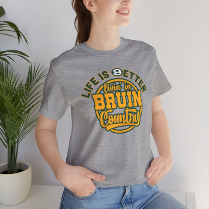 Adult Unisex Bruin Country Graphic Short Sleeve Soft Tee