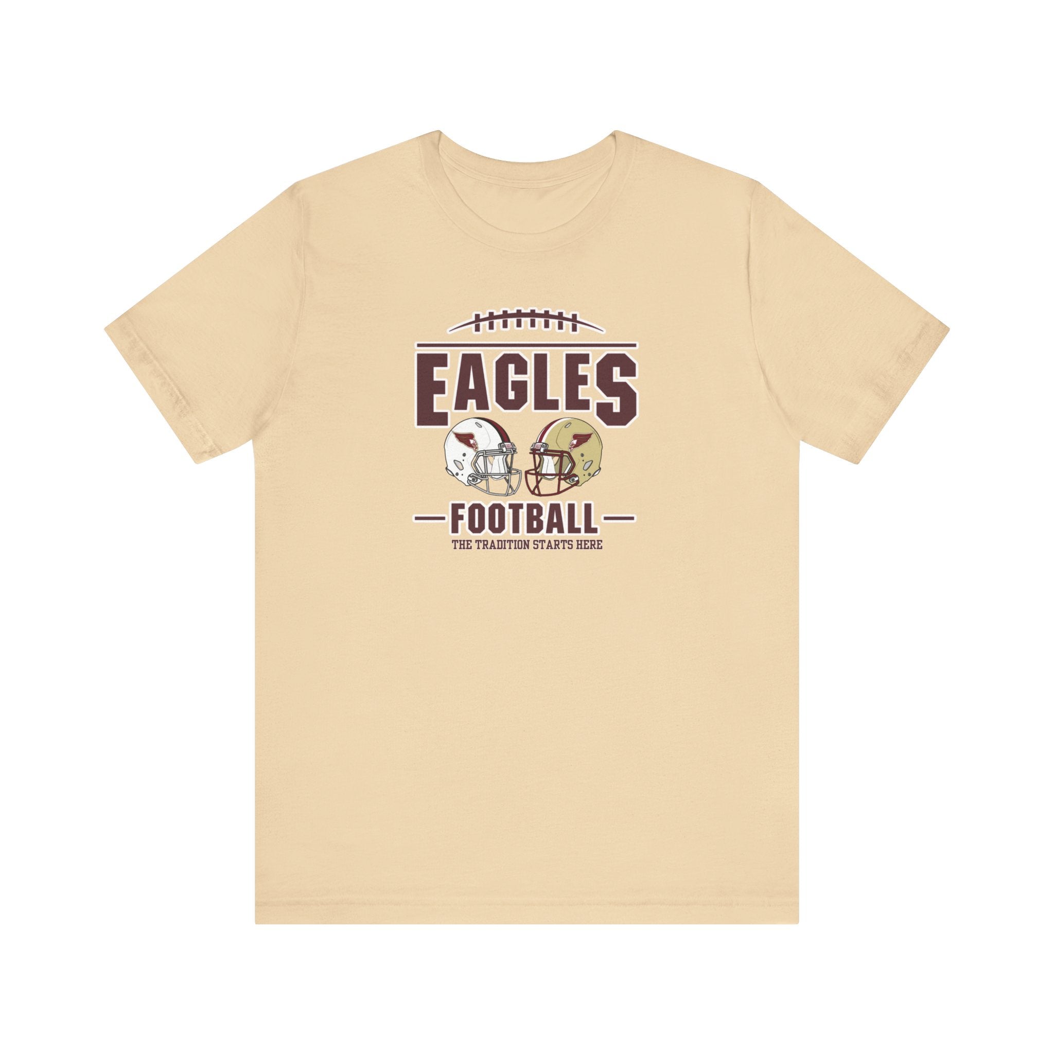 Adult Unisex Eagles Tradition Football Graphic Short Sleeve Soft Tee