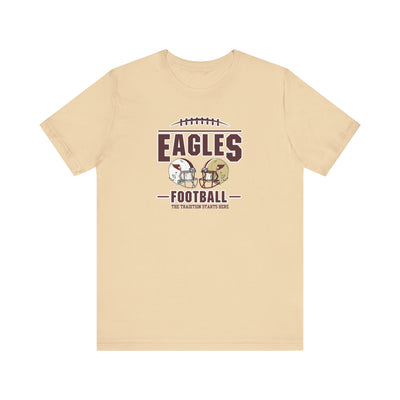 Adult Unisex Eagles Tradition Football Graphic Short Sleeve Soft Tee
