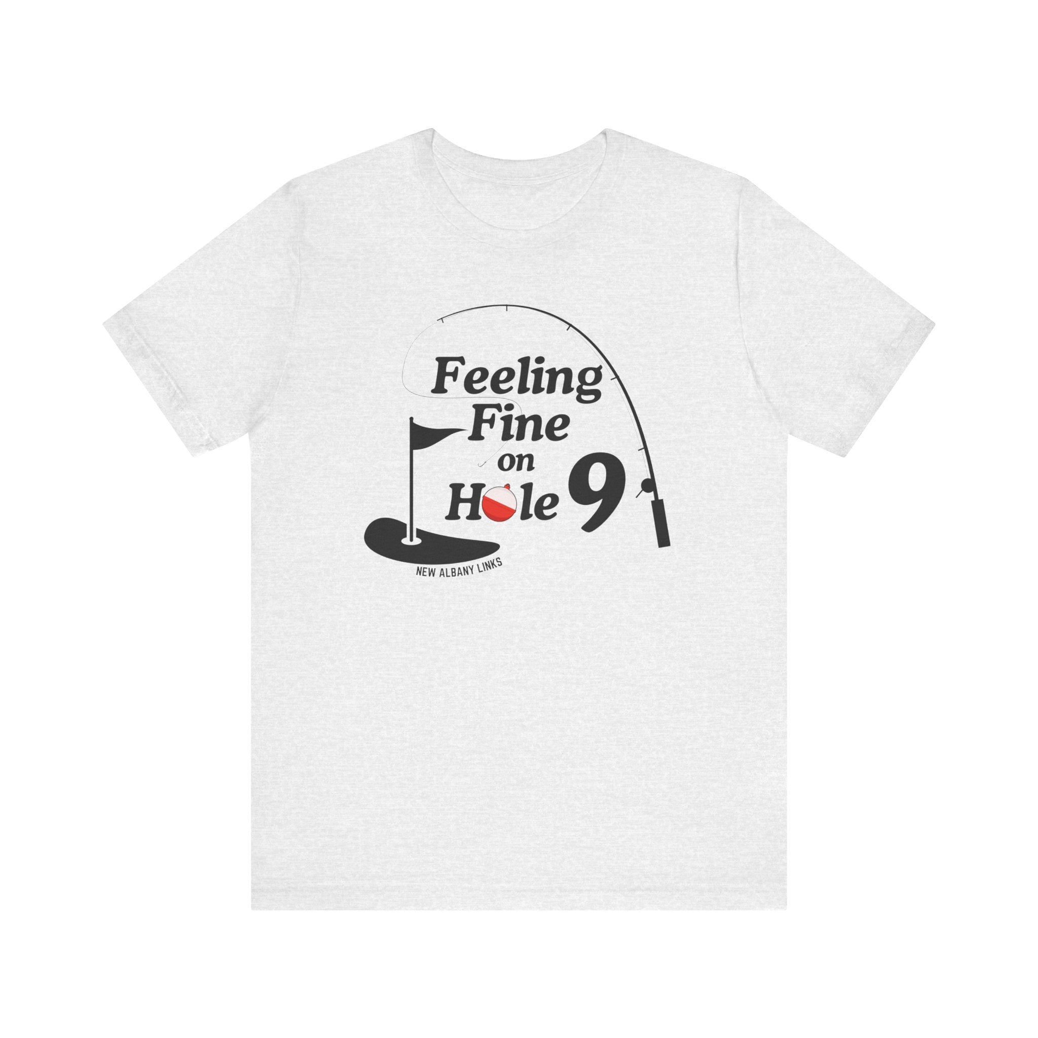 Adult Unisex Hole 9 Links Graphic Short Sleeve Soft Tee