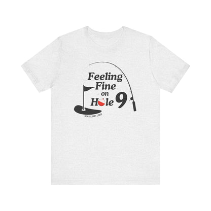 Adult Unisex Hole 9 Links Graphic Short Sleeve Soft Tee