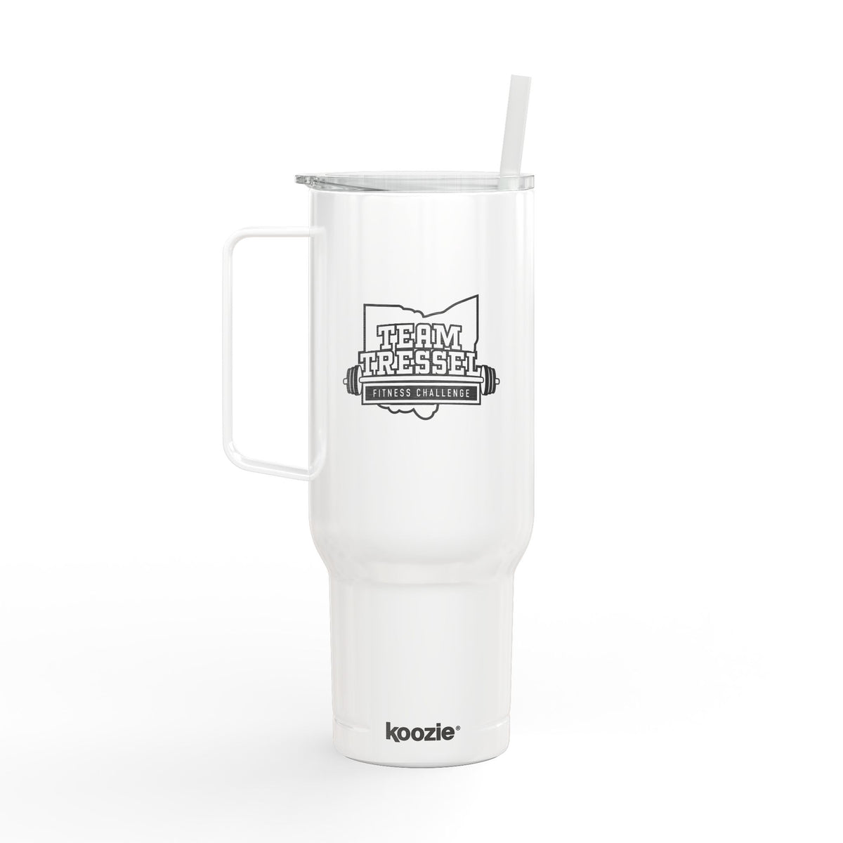 Team Tressel Fitness Challenge Engraved 40oz Insulated Tumbler with Lid