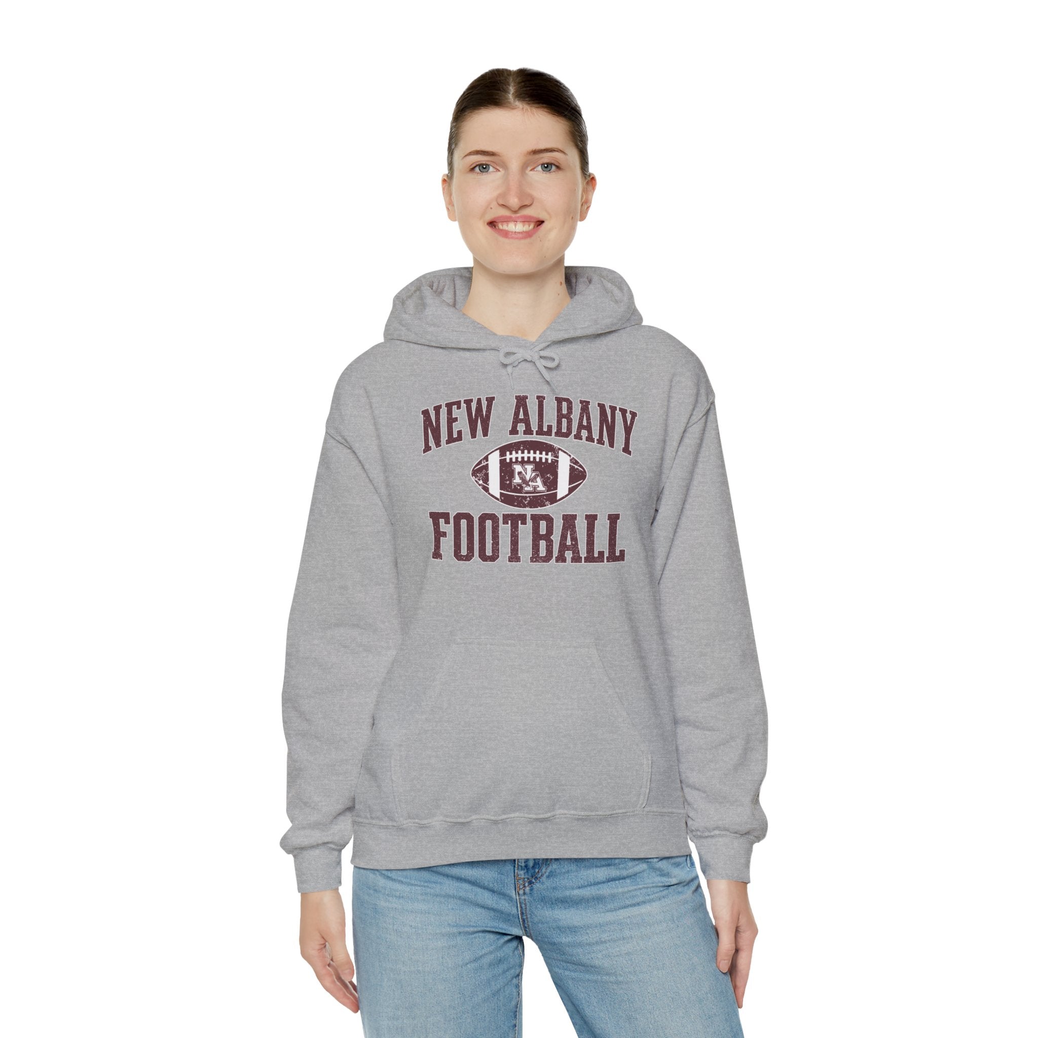 Adult Unisex New Albany Football Pride Graphic Hoodie