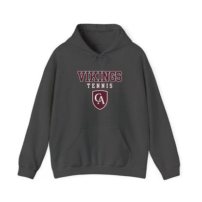 Adult Unisex Columbus Academy Vikings Tennis Graphic Gildan Heavy Blend Hoodie