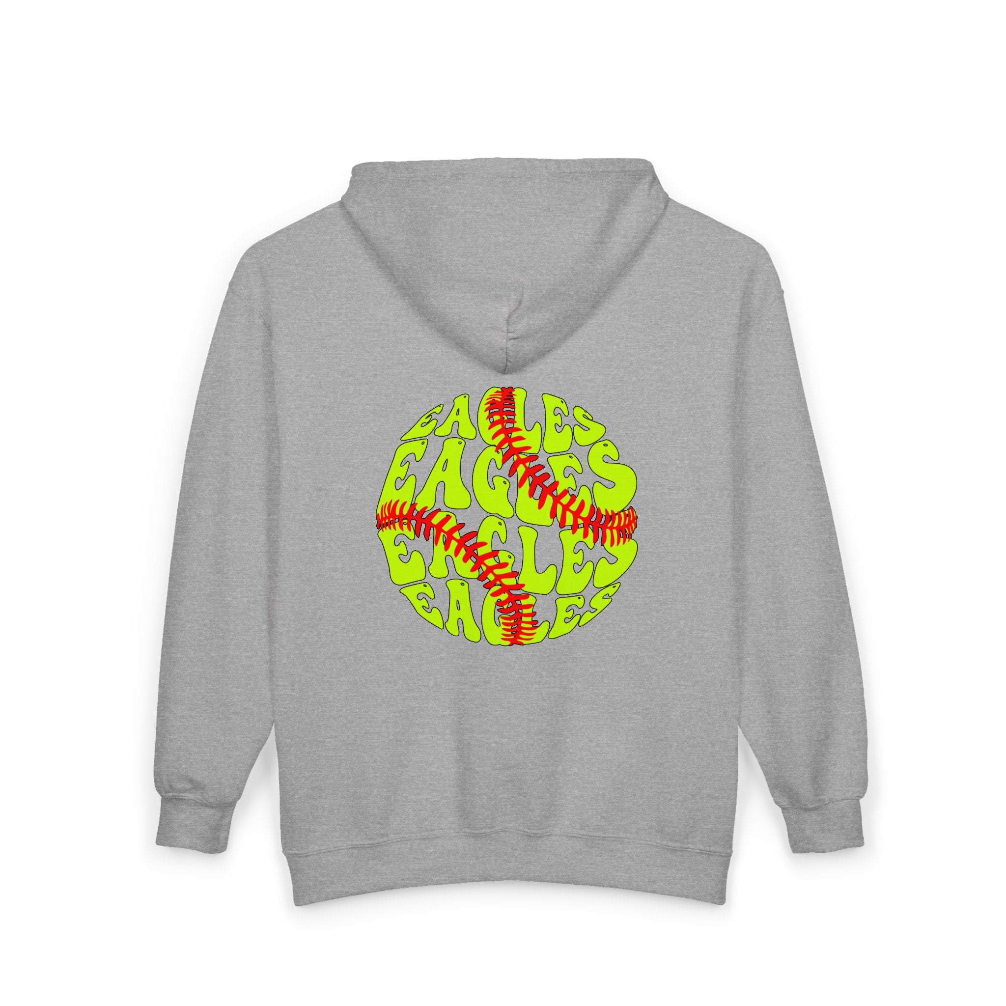 Adult Unisex New Albany Eagles Curveball Graphic Full-Zip Sweatshirt