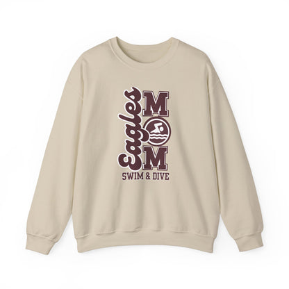 Women's Swim and Dive Mom Graphic Sweatshirt