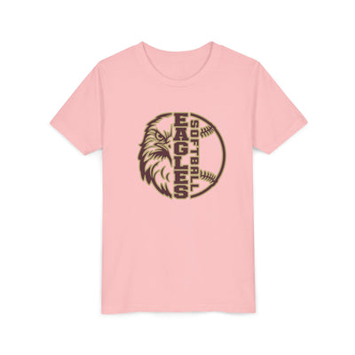 Youth Epic Eagle Softball Graphic Short Sleeve Soft Tee