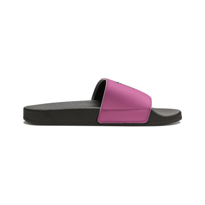 Youth Classic Logo Pink Sport Slides