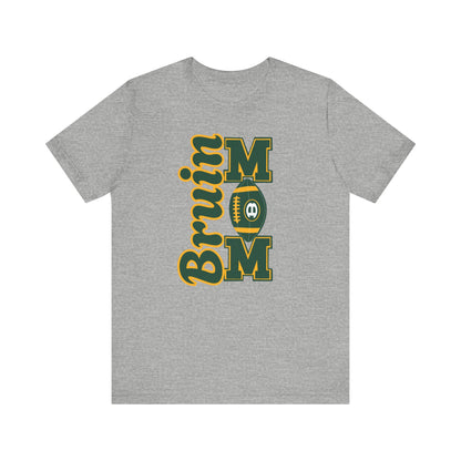 Adult Unisex Bruin Football Mom Graphic Short Sleeve Soft Tee